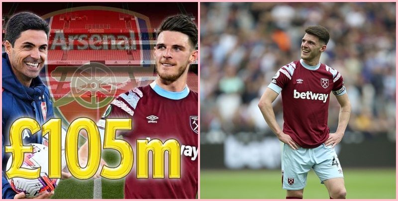 Arsenal và West Ham chính thức chốt thương vụ Declan Rice 105 triệu bảng Arsenal và West Ham chính thức chốt thương vụ Declan Rice 105 triệu bảng