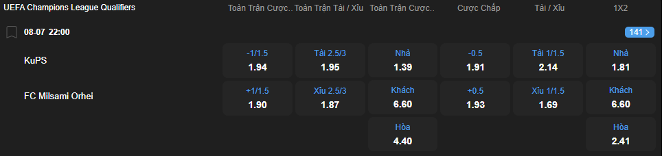 Tỷ lệ kèo KuPS vs Milsami nhan-dinh-soi-keo-kups-vs-milsami-luc-22h00-ngay-8-7-2025-2